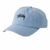 Stussy Stock Low Pro Cap Wash Denim