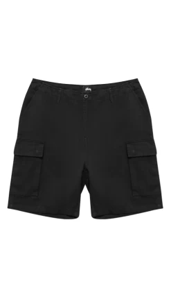 Stussy Surplus Cargo Mens Shorts Black