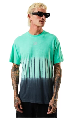 Afends Homebound Hemp Mens Retro Fit Tee Mint