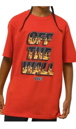 Vans Digi Flames Mens T-Shirt Molten Lava
