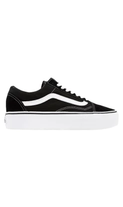 Vans Old Skool Platform Shoes Black/White