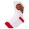 Santa Cruz Classic Dot Youth Socks White