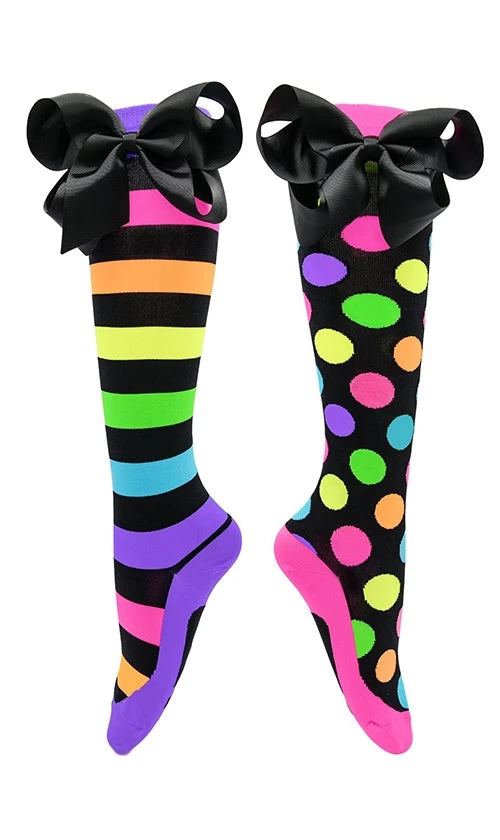 Madmia Liquorice Bows Socks 1 Madmia Liquorice Bows Socks