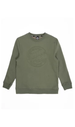 Santa Cruz MFG Dot Youth Crewneck Sweater Cypress