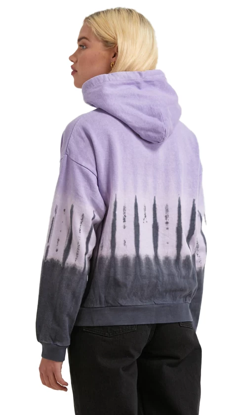 Afends Moonshadow Hemp Ladies Hoodie Plum 2 Afends Moonshadow Hemp Ladies Hoodie Plum - Image 2