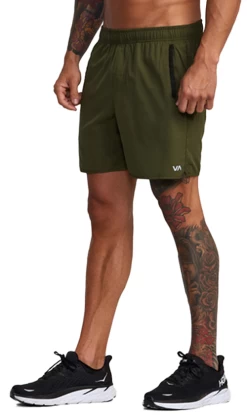 Rvca Yogger IV Mens Shorts Olive